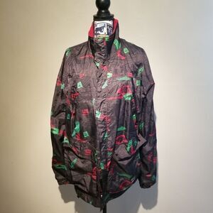 VINTAGE AKADEMIKS BLACK POLAR EXPOLRER JACKET (SHD)